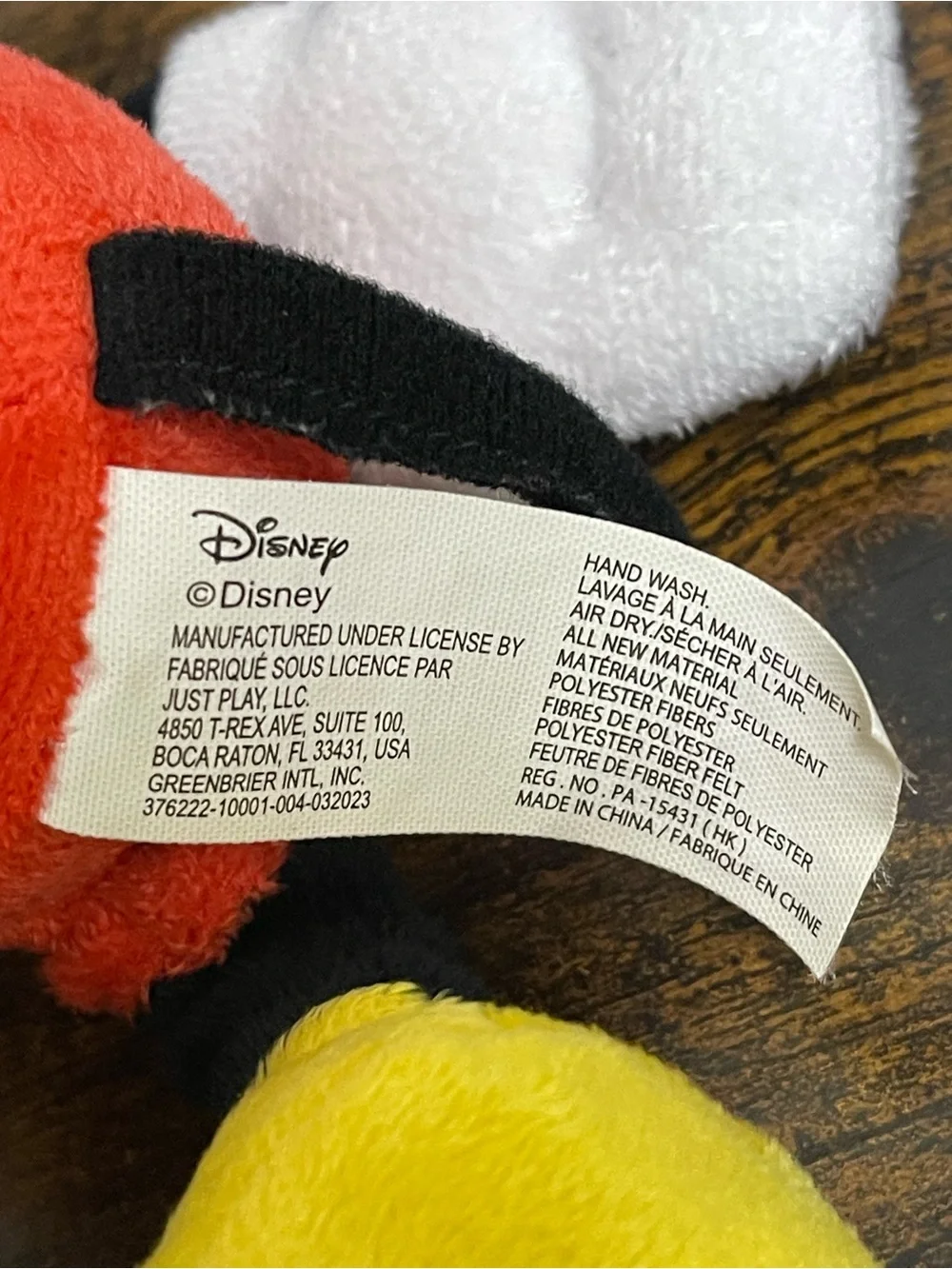 Disney Mickey & Minnie Mouse Plush Stuffed Animals Lot of 2 Medium 2019 CH32803